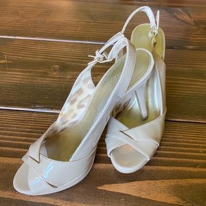 Christian Soriano for Payless nude peep toe heel 8 1/2
